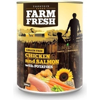 Topstein Farm Fresh kuracie a losos s bramborami 400 g