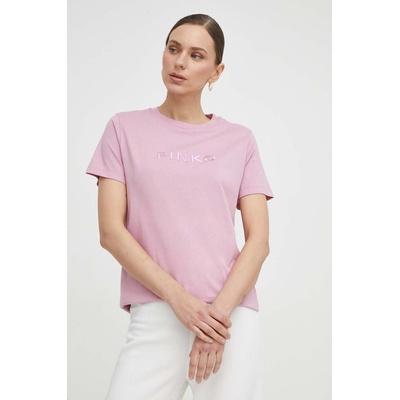 Pinko Памучна тениска Pinko в розово 101752. A1NW (101752.A1NW)