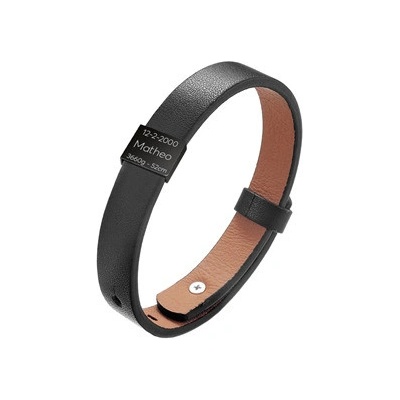 Šperky4U personalizovaný pánský kožený náramek OPA221