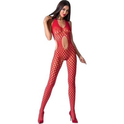 Passion woman bs065 bodystocking - red one size