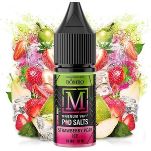 Magnum Vape Strawberry Pear Ice Pod Salts 10ml 10mg