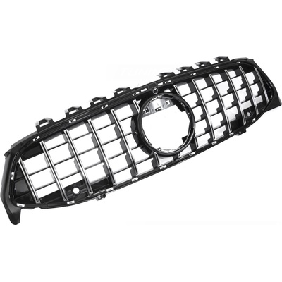 Predná maska Mercedes CLA W118 19-23 GT Style Black-Chrome
