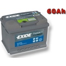 Exide Premium 12V 60Ah 600A EA602