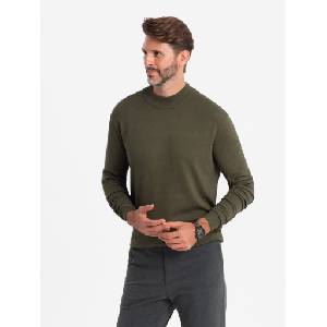 Ombre Clothing Мъжки трикотажен полурокля с вискоза Омбре облекло Ombre Clothing | Zelen | МЪЖЕ | L