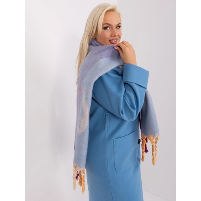 Wool Fashion Italia šála AT-SZ-2316.31P modrá světle