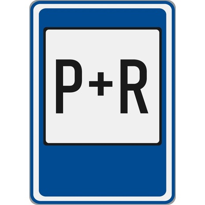 Dopravní značka IP13d Parkoviště P+R