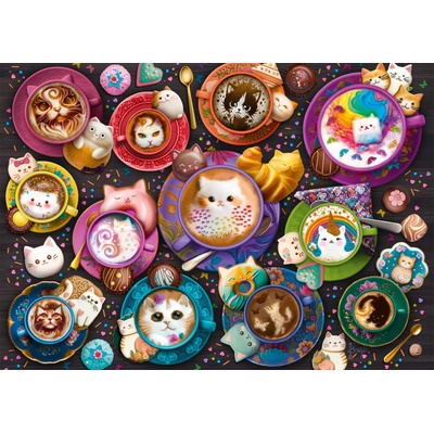 Schmidt Spiele - Puzzle Coffee art kittens - 500 piese