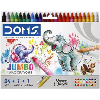 DOMS Jumbo Восъци Смес 24 бр (N80502)