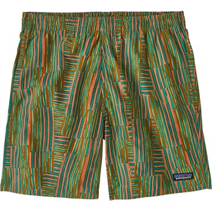 Patagonia Мъжки къси панталони Patagonia Funhoggers Shorts - Quilty Fitz: Heartleaf Green - размер XS (012-2908-0711)