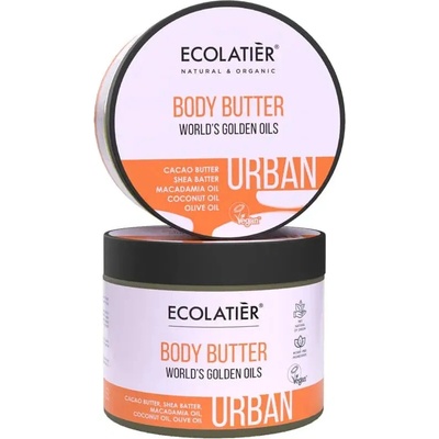 ECOLATIER URBAN WORLDS GOLDEN OILS telové maslo 380 ml