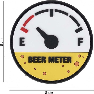 101 INC® Nášivka 3D PVC BEER meter