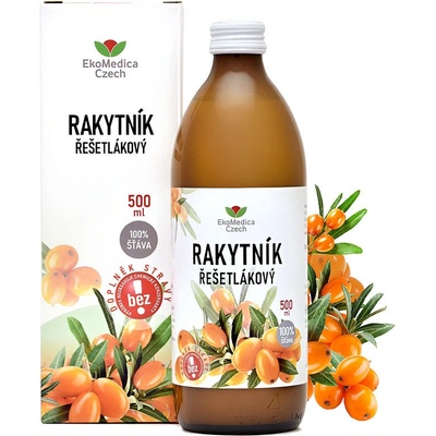 EkoMedica Rakytník šťáva 100% 0,5 l