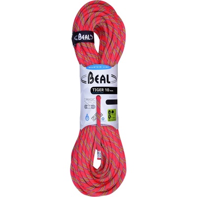 Beal Единично въже Beal Tiger 10 mm Golden Dry Single rope - Orange - размер 60 m (308-0156-o-060)