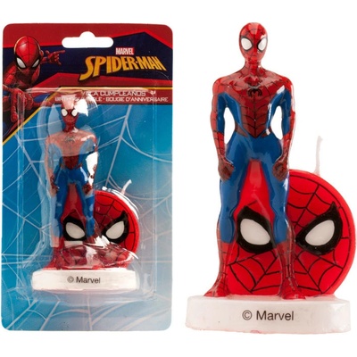Dekora Narozeninová svíčka 3D Spiderman 9 cm – Sleviste.cz