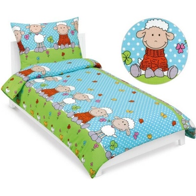 Bellatex obliečky krep Junior Ovečka 140x200 70x90