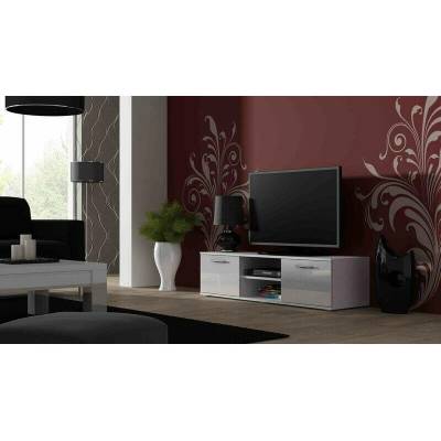 Стойка за телевизор Cama SOHO 140 бяло/бял гланц (SOHORTV140BI/BI)