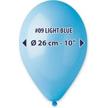 Balonky 26 cm Světle modré baby blue