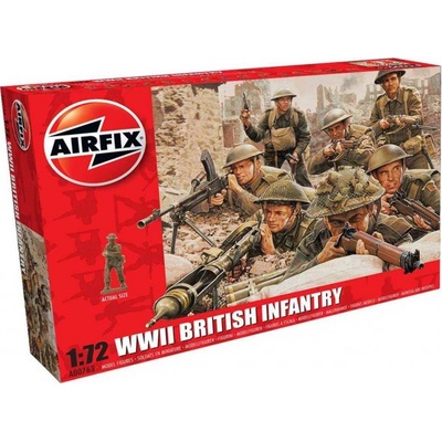 ITALERI Model Kit figurky 6056 WWII BRITISH INFANTRY 1:72