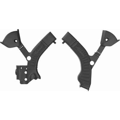 RACETECH (RTECH) kompletní kryty rámu BI-MATERIAL SUPER GRIP TRIUMPH TF 250 X / 450 RC '24-'26 barva černá