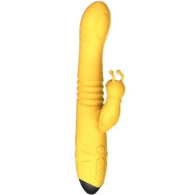 Engily Ross Мулти-функциоанлен вибратор с тласъци и пулсации "honeybee" 23 см