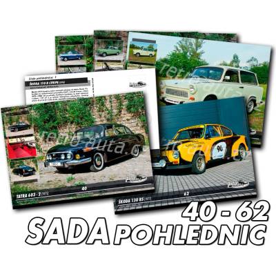 Sada pohlednic č. 40 - 62