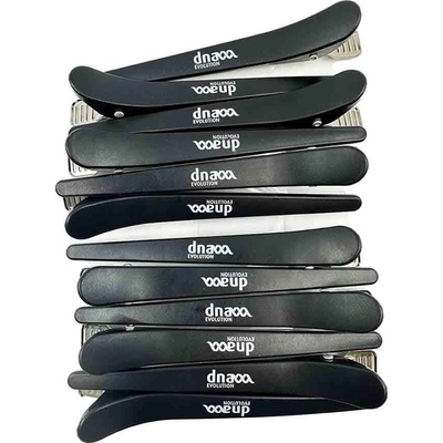Kiepe Professional Clips Black 120 mm 12 ks Klipsy na přichycení vlasů