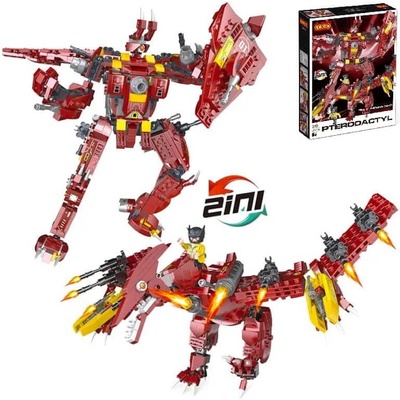 COGO Mecha Dino Transformers Pterodaktyl 2v1 585 ks