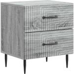 vidaXL Нощен шкаф Сива сонома 43 x 34, 5 x 47, 5 см Инженерна дървесина (894767)