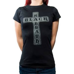 Black Sabbath Cross Black 2XL Дамски Риза (BSTS21LB05)