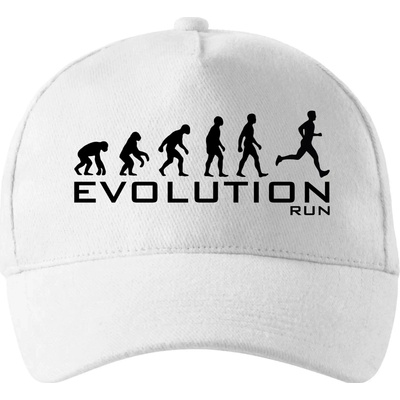 Evolúcia Beh so zahnutým šiltom a látkovou sponou Biela