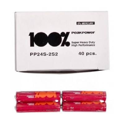 Цинк карбонова батерия GP R6 PEAKPOWER, PP-S2, 2 бр. в опаковка / shrink, 1.5V (GP-BM-R6-PP-S2)