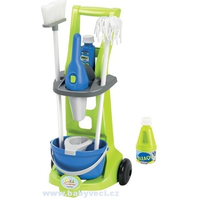 Ecoiffier Úklidový vozík Clean Home 8 doplňků