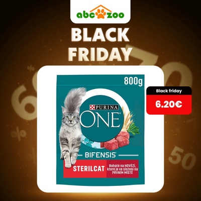 Purina One Bifensis Sterilcat hovädzie 0,8 kg