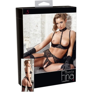 Cottelli Collection Albierta Fina Shelf Bra Set 2220830 Black S