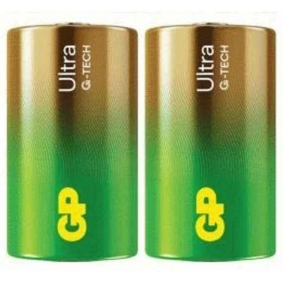 GP Batteries Алкална батерия GP ULTRA LR20 -2 бр. в опаковка shrink- 1.5V GP-BA-13AU21-S2 (GP-BA-13AU21-S2)