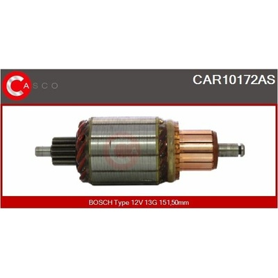 Rotor, štartér CASCO CAR10172AS