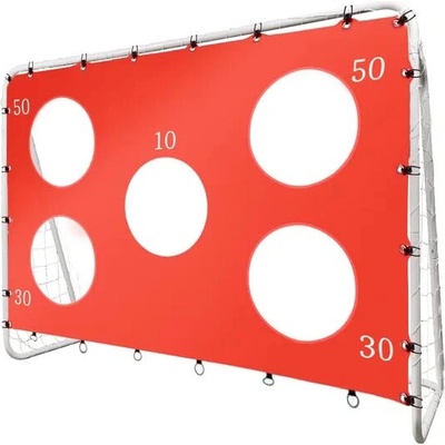 Kik Детска футболна тренировъчна врата 2в1 + подложка за точност 215 x 153 x 76 cm (KX3207)