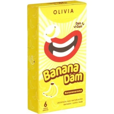 Olivia Dams Banana yellow latex sheets 6 ks