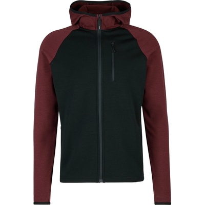 Stoic Мъжко вълнено яке Stoic MerinoFleece335 KuolpaSt. II Zip Hoody Merino hoodie - Pure Chocolate / Black - размер 3XL (005-6572-0516)