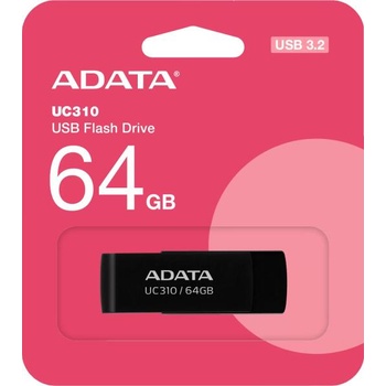 Image 1 of ADATA UC310 64GB USB 3.2 (UC310-64G-RBK)