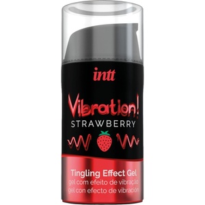 Intt Cosmetics Vibration! - течен вибратор - ягода (15 мл)