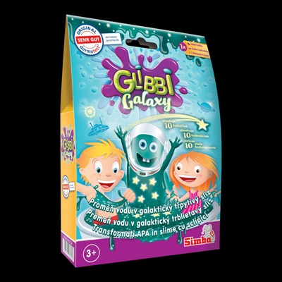 Simba Glibbi Glitter Slime sliz fialový třpytivý, DP10