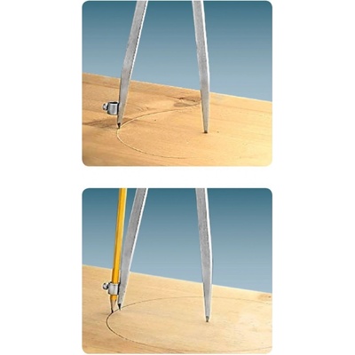 EXTOL PREMIUM Kružidlo s držiakom na ceruzku 0-280mm 8801800