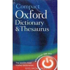 Compact Oxford Dictionary & Thesaurus | Oxford Dictionaries (ISBN: 9780199558476)