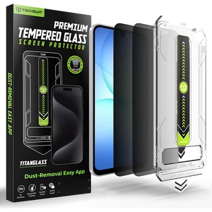 Techsuit Стъклен протектор за Samsung Galaxy A16 / A17 - TitanGlass CrystalHD (2 pack) - Techsuit - Privacy