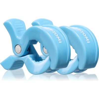 T-TOMI Clip spona na cumlík Pastel blue 2 ks