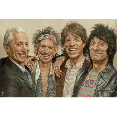 Plagát, Obraz - Sebastian Kruger - The Rolling Stones, 91.5 × 61 cm
