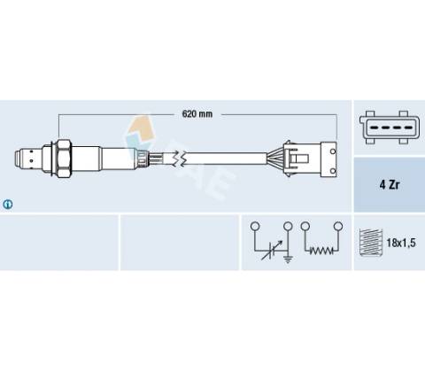 Lambda sonda FAE 77166