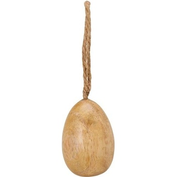 Wikholmform Dřevěné vajíčko na zavěšení ANJU V.5cm přírodní