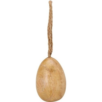 Wikholmform Dřevěné vajíčko na zavěšení ANJU V.5cm přírodní